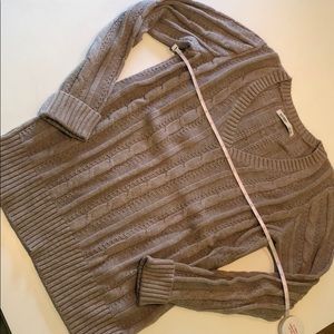 Latte colored cotton sweater